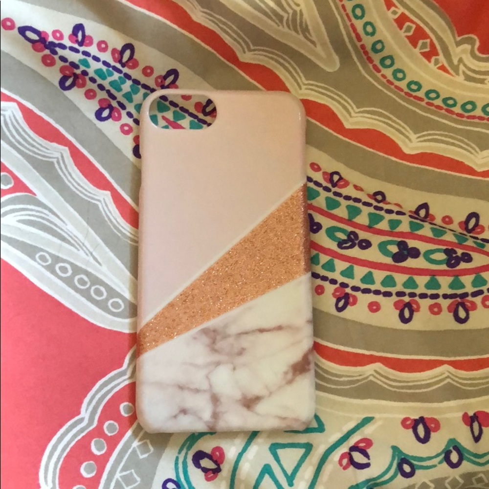 Cute Pink Marble Iphone 6/7/8 Case